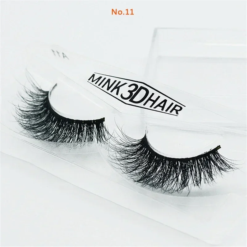 Eyelash Extension No 11 - 1 Pair 3D Mink Eyelashes Handmade