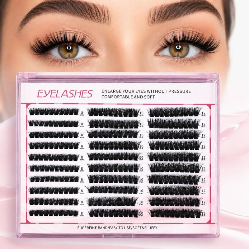 Lashes Eyelash Extension - 30 Rows Cluster Lash Extensions 8-16mm