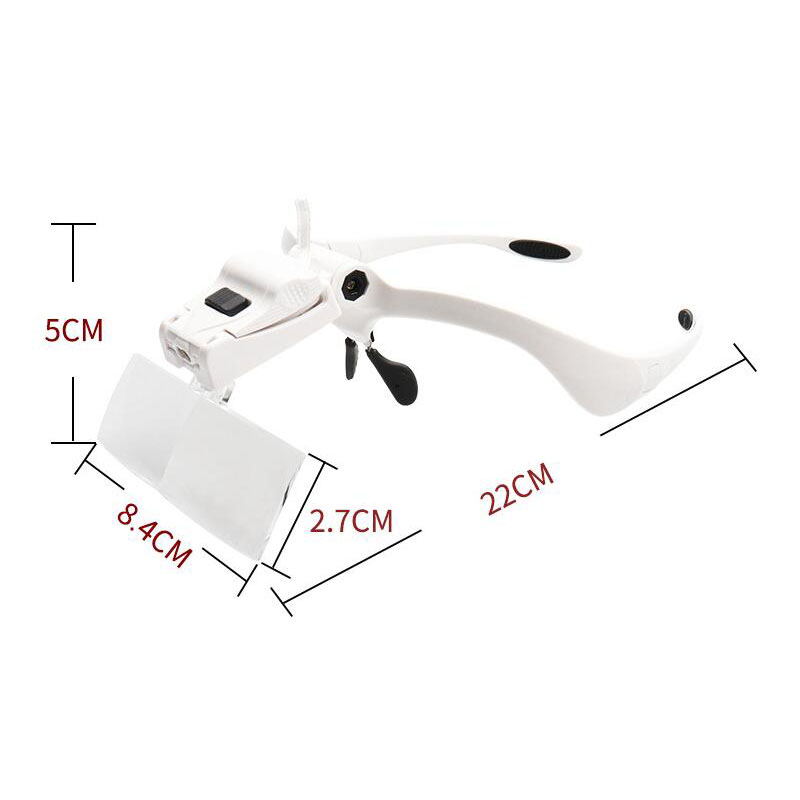 5 Lens Adjustable Magnifier Ey - Eyelash Extension With Glasses 评论和价格