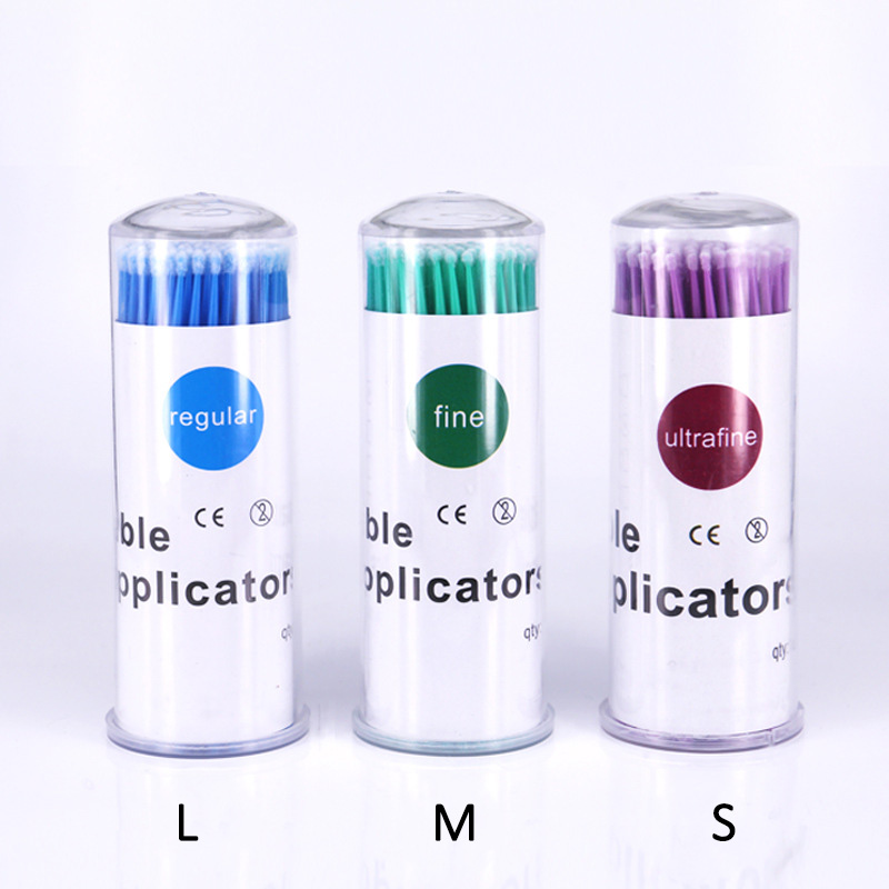 100Pcs/bottle MicroBrush For E - Lashes Eyelash Extension 评论和价格