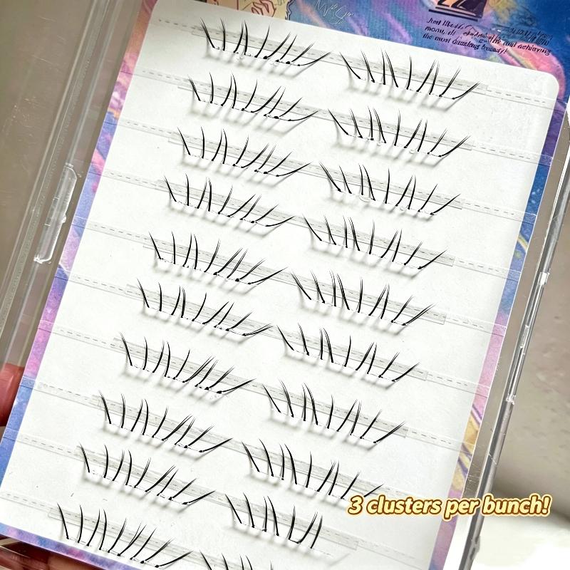 Natural Comic Lower Lash Exten - Eyelash Extension With Glue 评论和价格