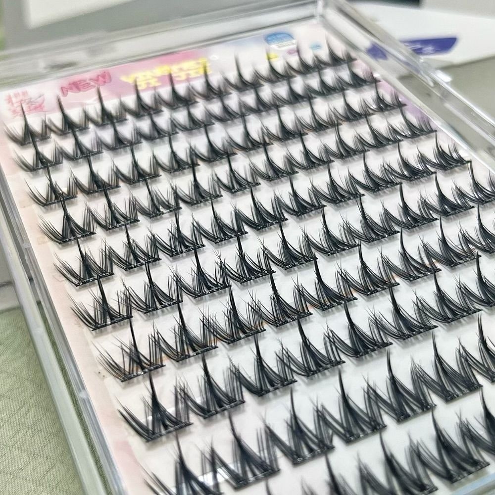 100/130/200 Clusters Black Sel - Eyelash Extension No 11 评论和价格