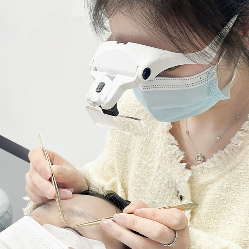 5 Lens Adjustable Magnifier Ey - Eyelash Extension With Glasses 评论和价格