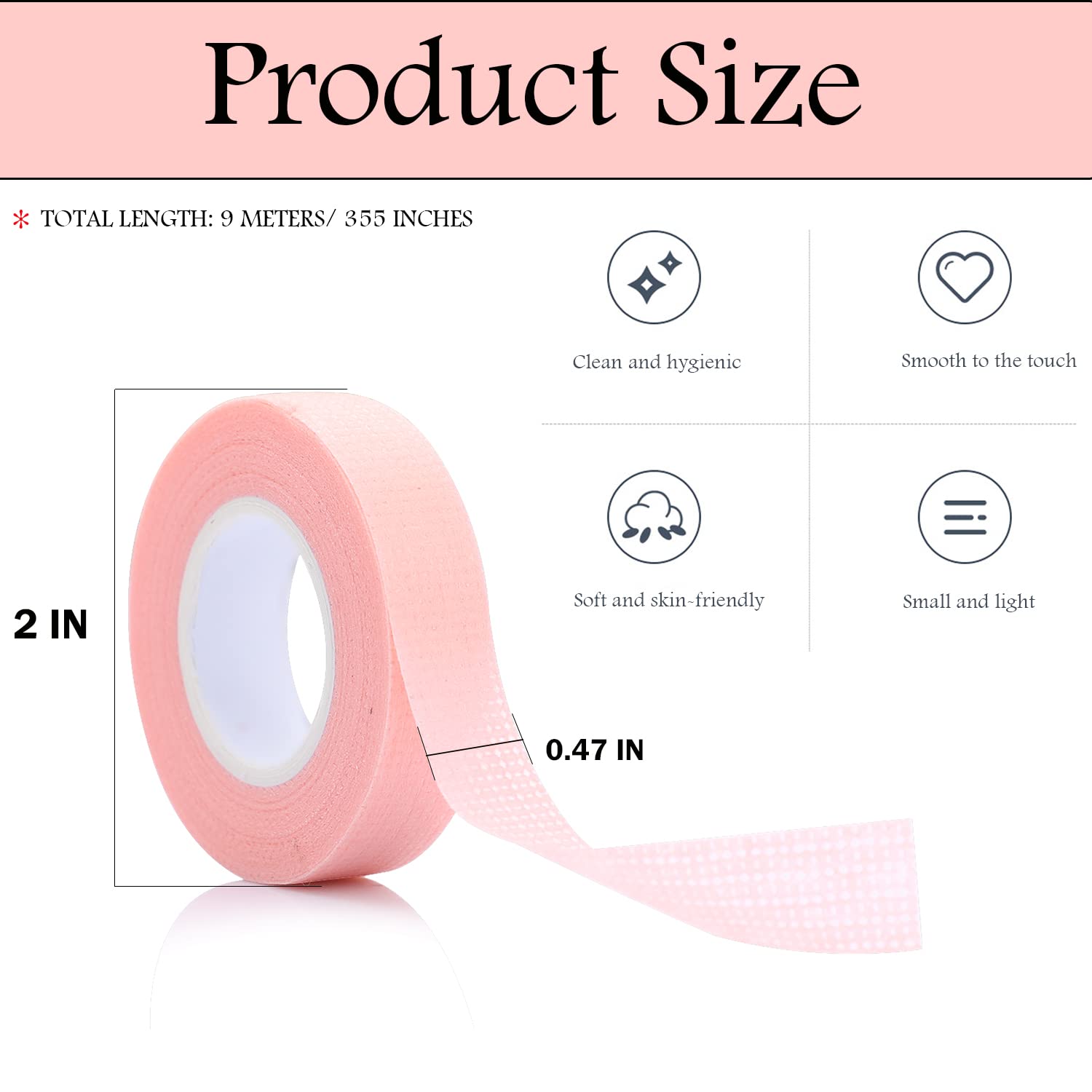 6 Rolls Eyelash Tape,Adhesive  - Eyelash Extension With Glue 评论和价格