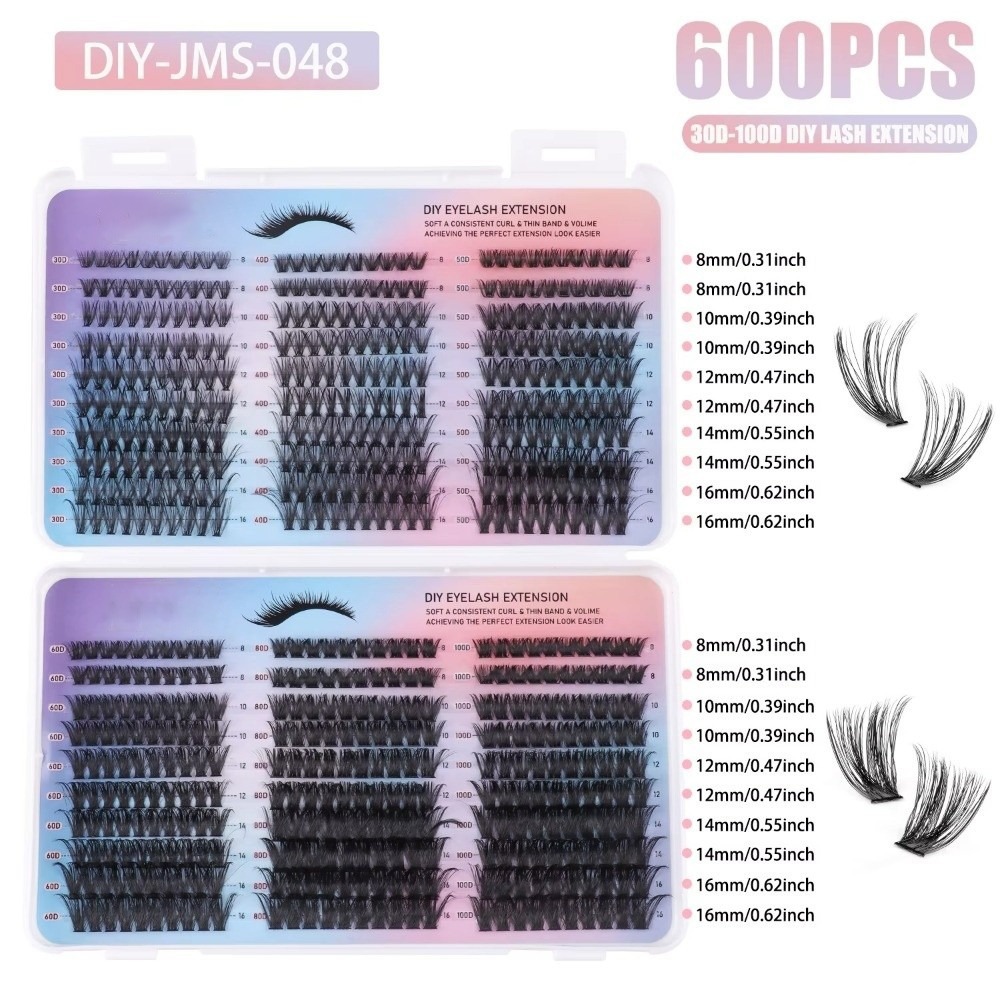 New Bond and Seal False Eyelas - Eyelash Extension Wispy Look 评论和价格