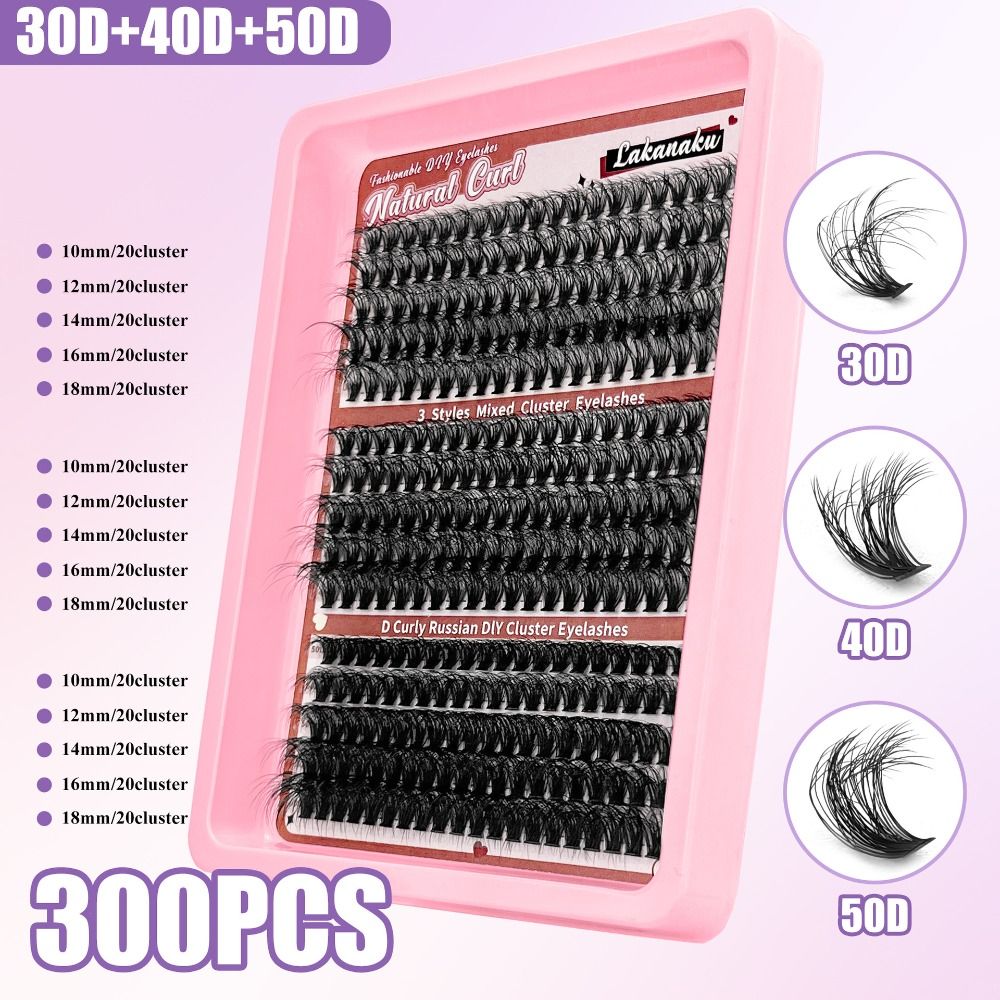 9-16mm Length False Eyelashes  - Eyelash Extension Wispy Look 评论和价格