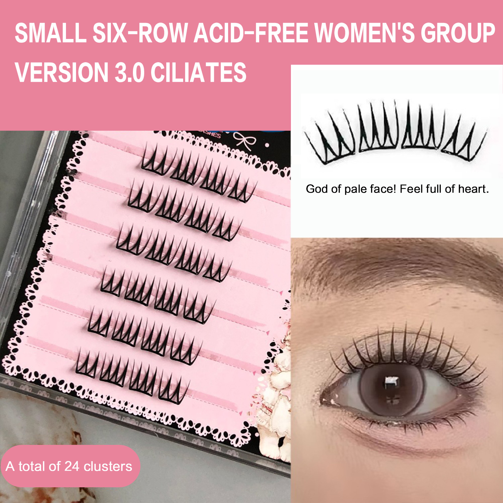 Korean Style Single Cluster Ey - Eyelash Extension Korean 评论和价格