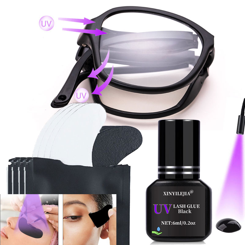 UV Protective Glasses UV Eyela - Eyelash Extension With Glasses 评论和价格