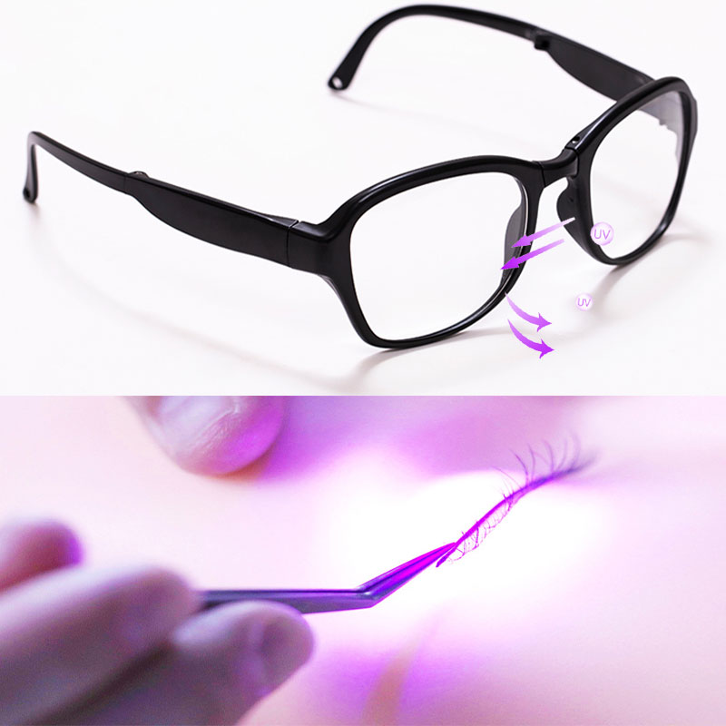 UV Protective Glasses UV Eyela - Eyelash Extension With Glasses 评论和价格