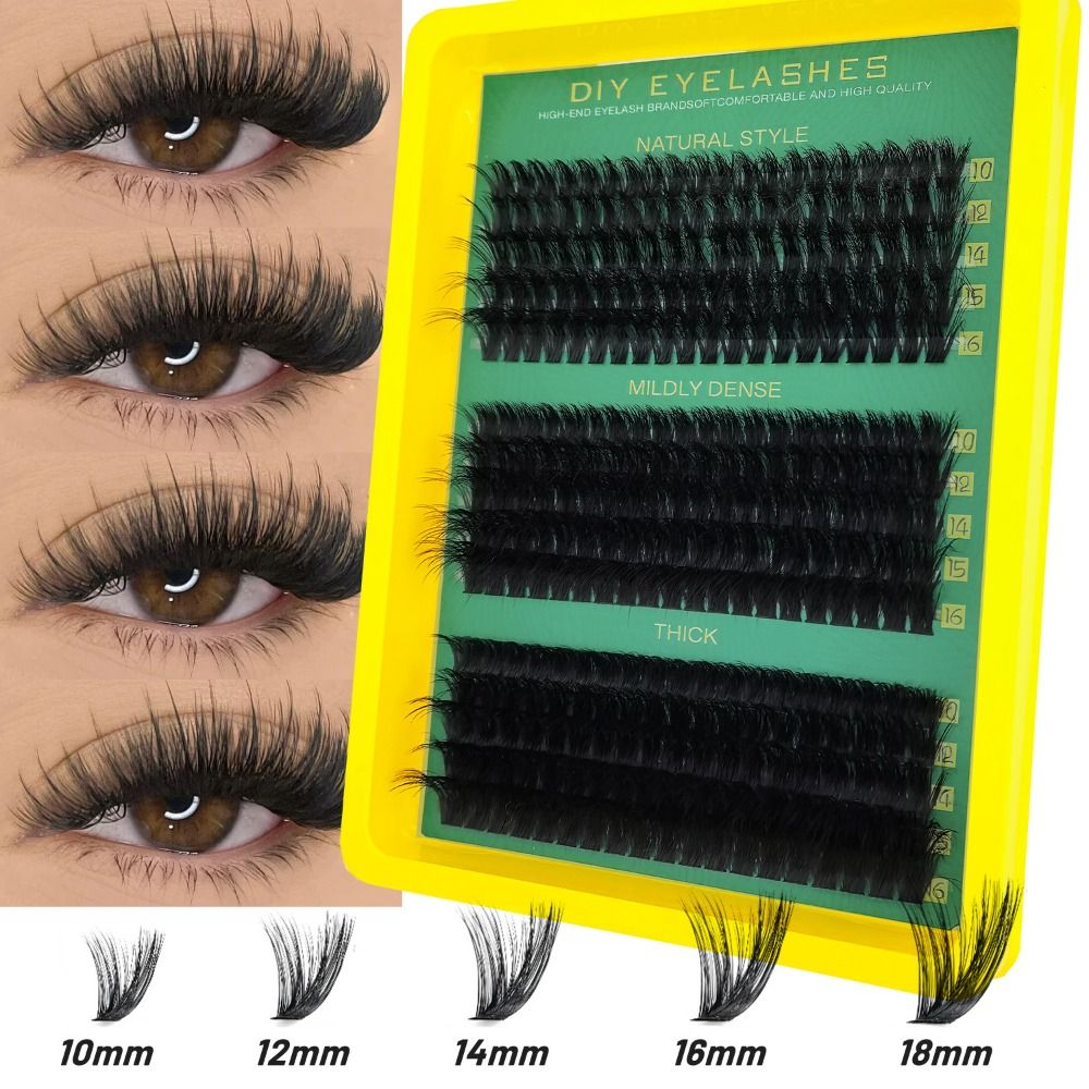 Natural Look False Eyelashes B - Eyelash Extension Wispy Look 评论和价格