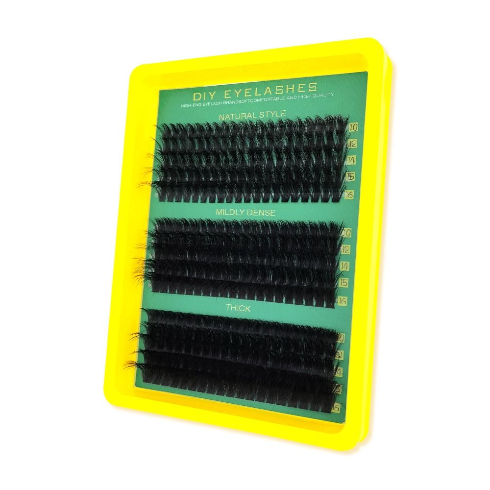 Natural Look False Eyelashes B - Eyelash Extension Wispy Look 评论和价格