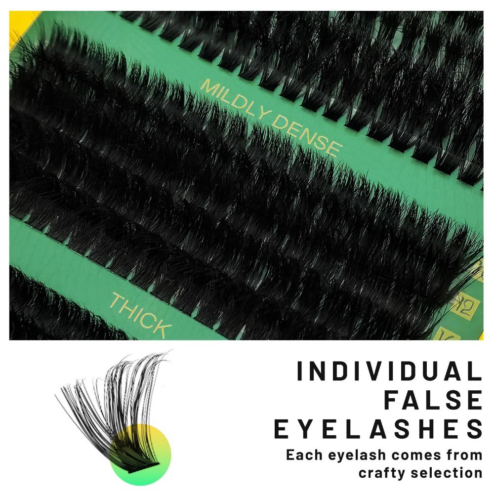 Natural Look False Eyelashes B - Eyelash Extension Wispy Look 评论和价格