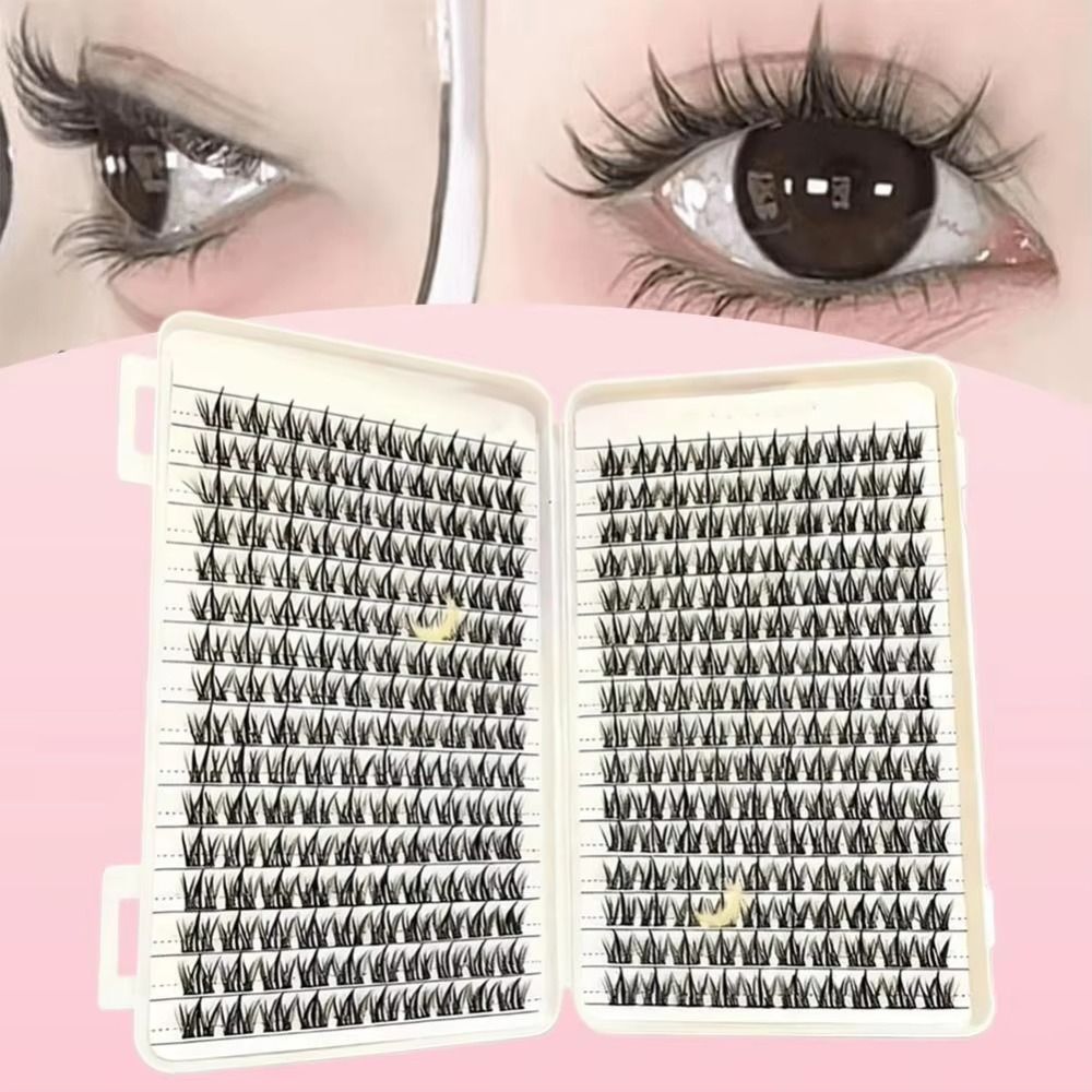 Natural Look False Eyelashes B - Eyelash Extension Wispy Look 评论和价格
