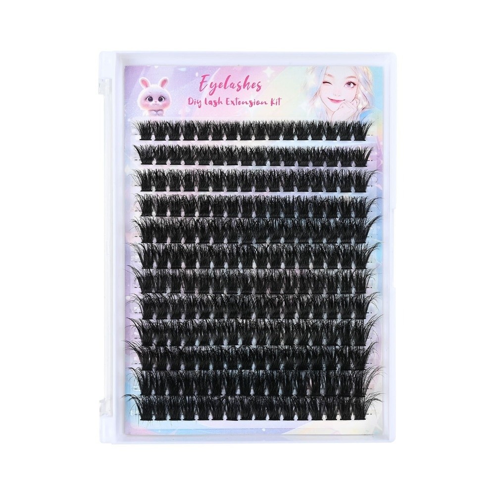 Natural Look False Eyelashes B - Eyelash Extension Wispy Look 评论和价格
