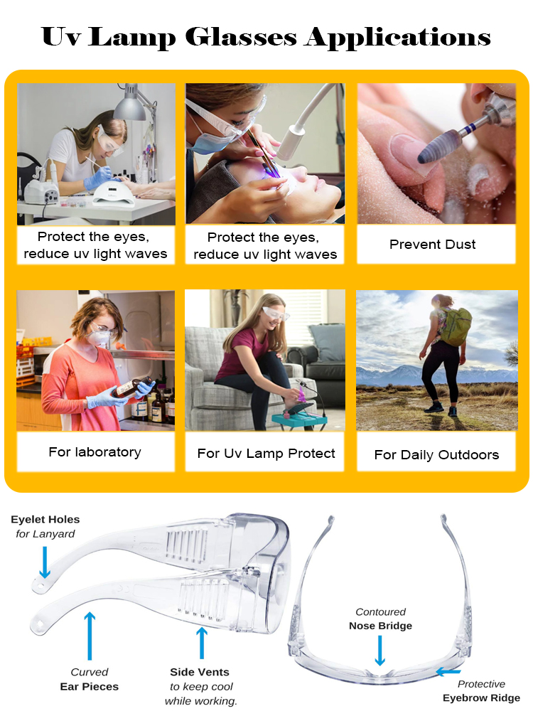 NEW anti uv light glasses UV L - Eyelash Extension With Glasses 评论和价格