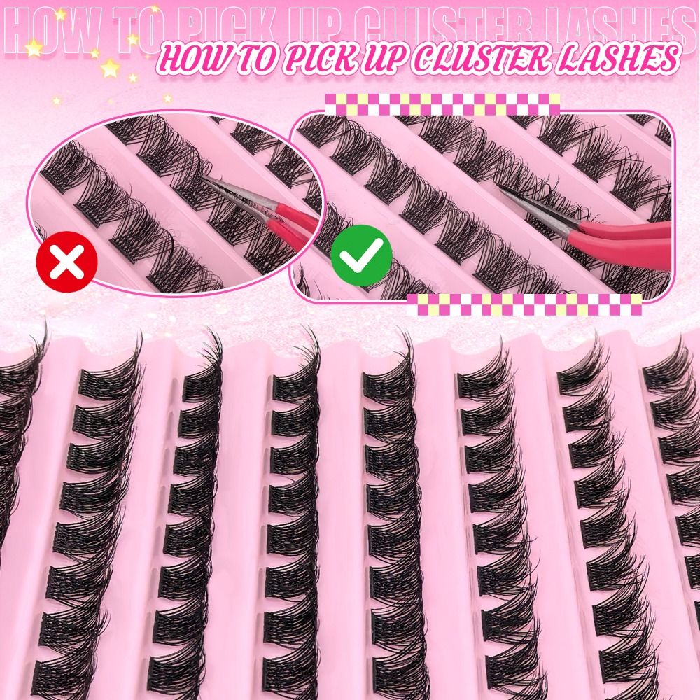 Natural Look False Eyelashes W - Eyelash Extension Wispy Look 评论和价格