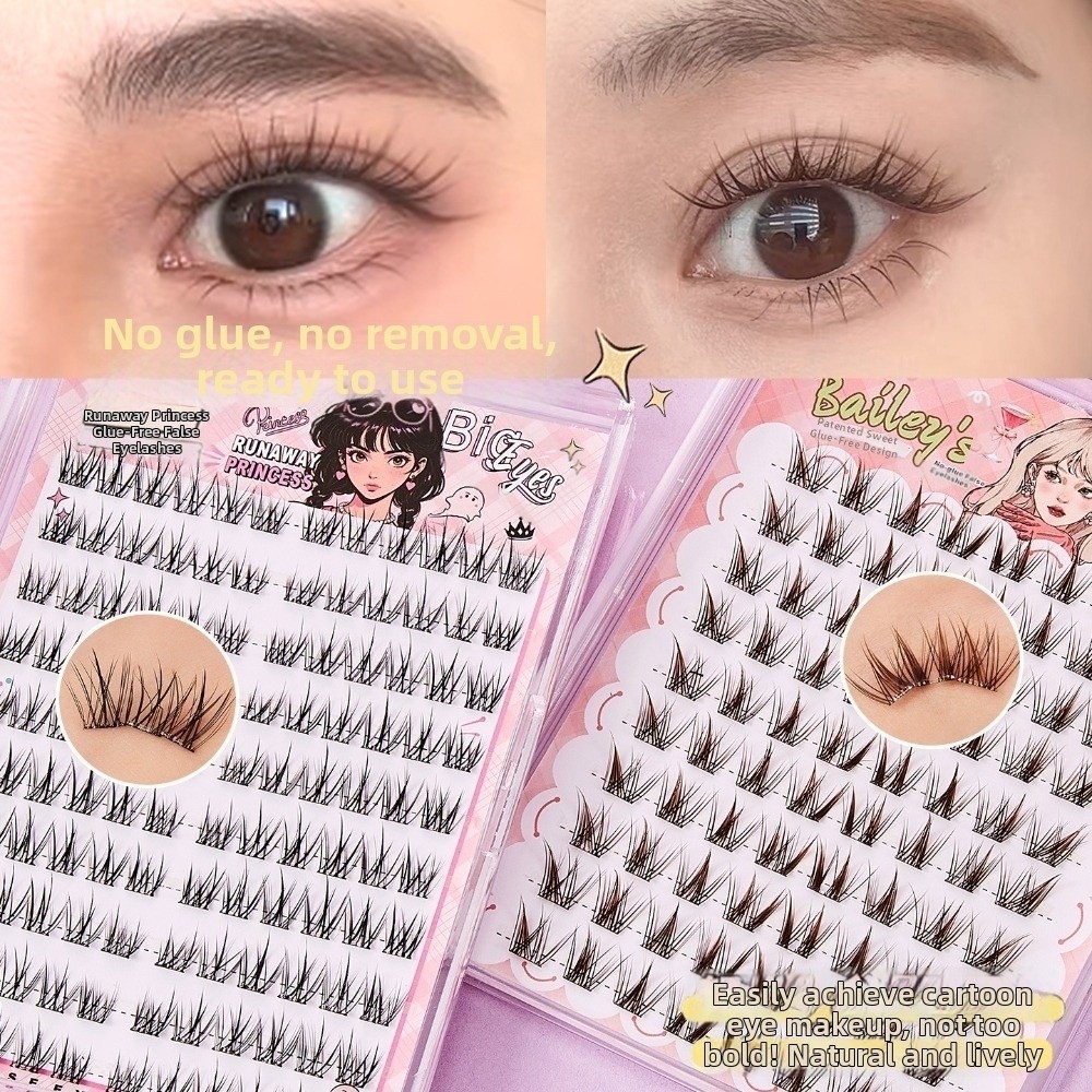 80 Clusters 11-12MM Self Adhes - Eyelash Extension No 11 评论和价格