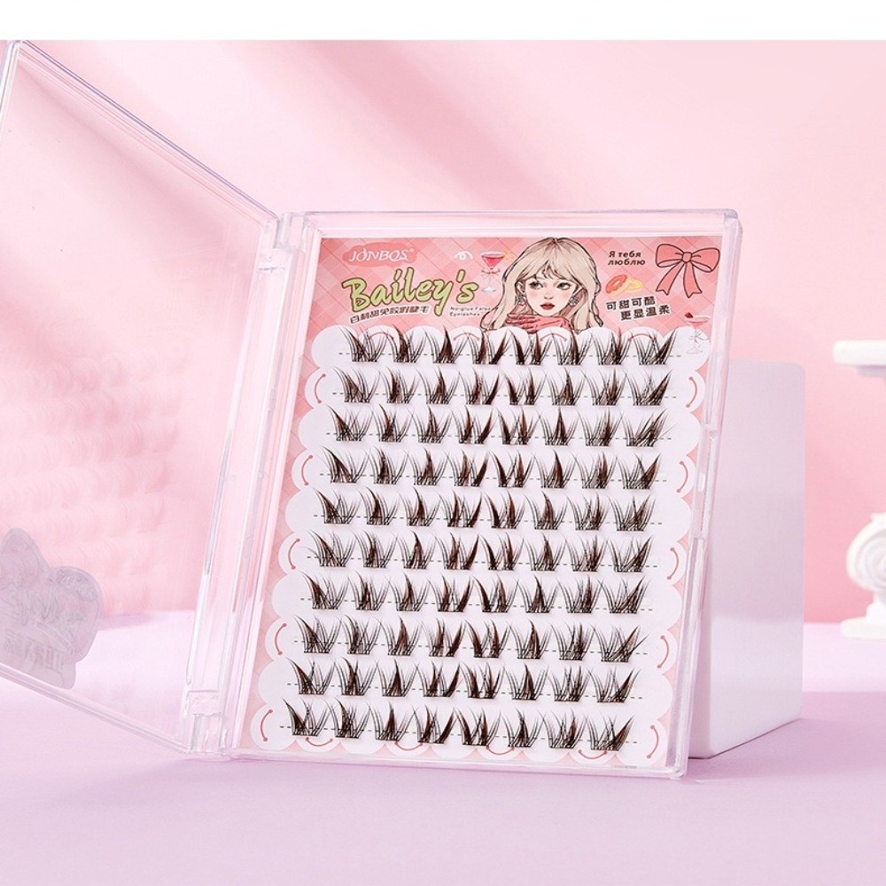 80 Clusters 11-12MM Self Adhes - Eyelash Extension No 11 评论和价格