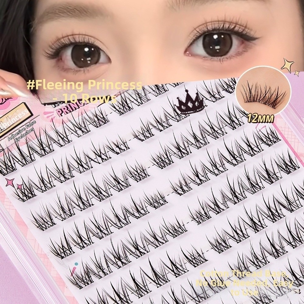 80 Clusters 11-12MM Self Adhes - Eyelash Extension No 11 评论和价格