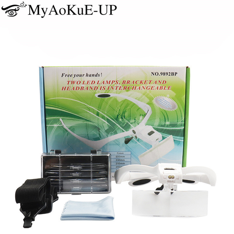 5 Lens Adjustable Headband Mag - Eyelash Extension With Glasses 评论和价格