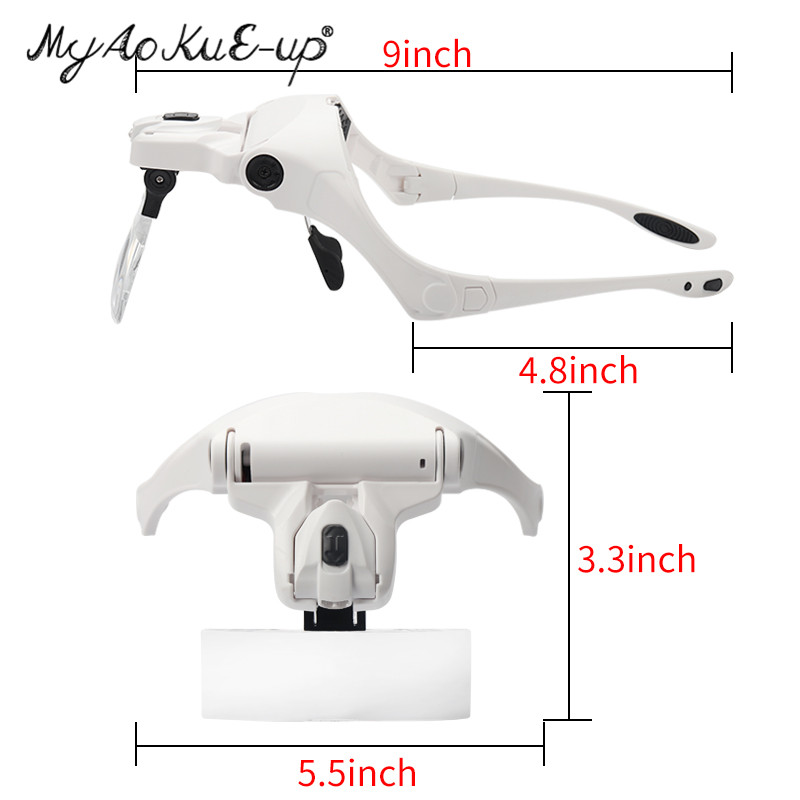 5 Lens Adjustable Headband Mag - Eyelash Extension With Glasses 评论和价格