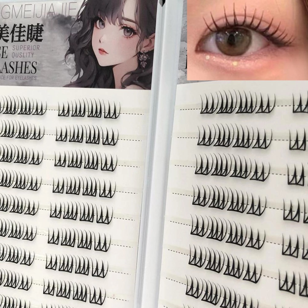 U Shape Glue-free False Eyelas - Eyelash Extension Korean 评论和价格