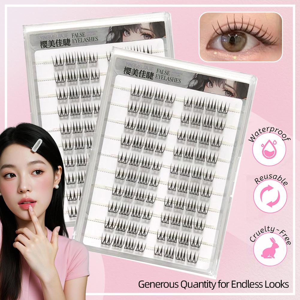 U Shape Glue-free False Eyelas - Eyelash Extension Korean 评论和价格