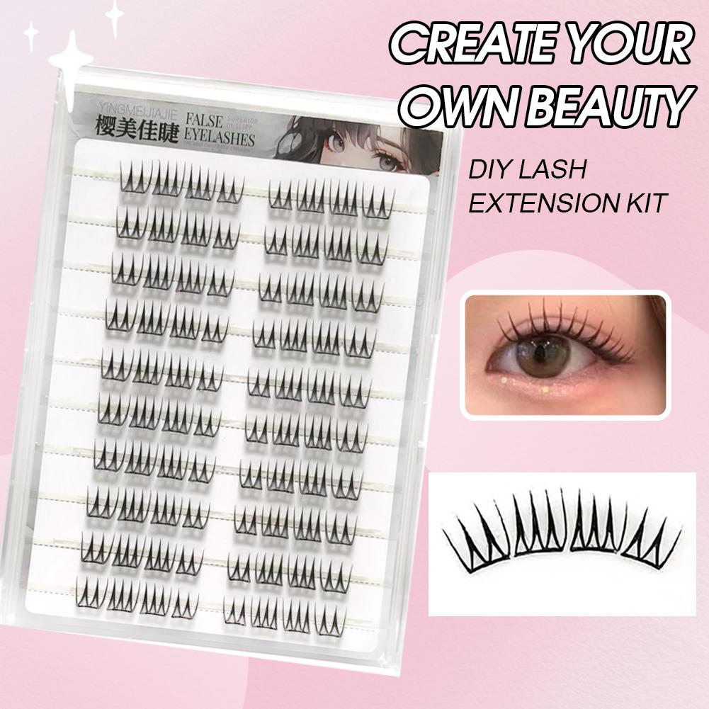 U Shape Glue-free False Eyelas - Eyelash Extension Korean 评论和价格