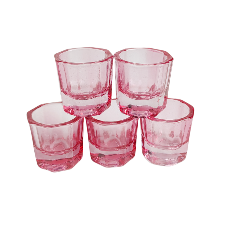 5pcs Glass Dappen Dish For Nai - Eyelash Lift Or Extension 评论和价格