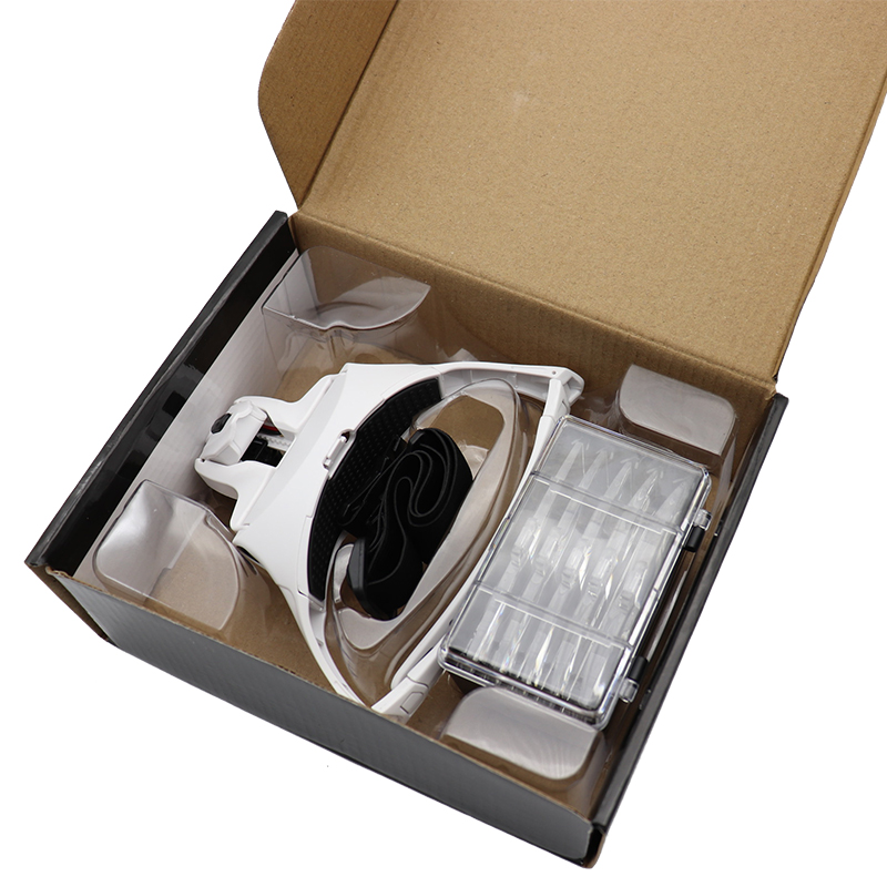 5 Lens Magnifying Glasses LED  - Eyelash Extension With Glasses 评论和价格