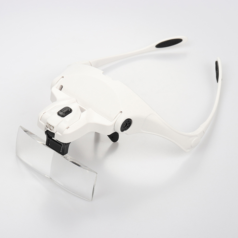 5 Lens Magnifying Glasses LED  - Eyelash Extension With Glasses 评论和价格