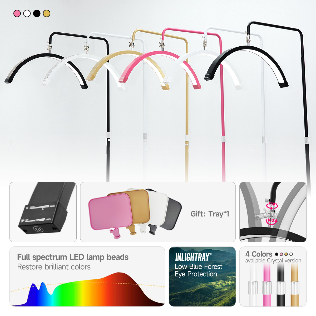 Free LOGO Hidden Cable LED Hal - Eyelash Extension No 11 评论和价格