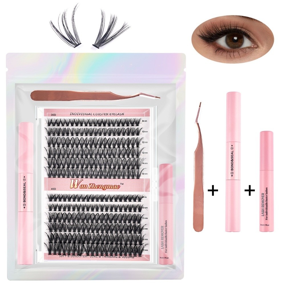 8-16mm Length False Eyelashes  - Eyelash Extension Wispy Look 评论和价格