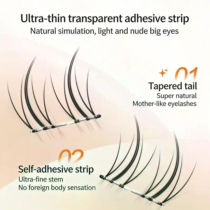 Black Self Adhesive False Eyel - Eyelash Extension No 11 评论和价格