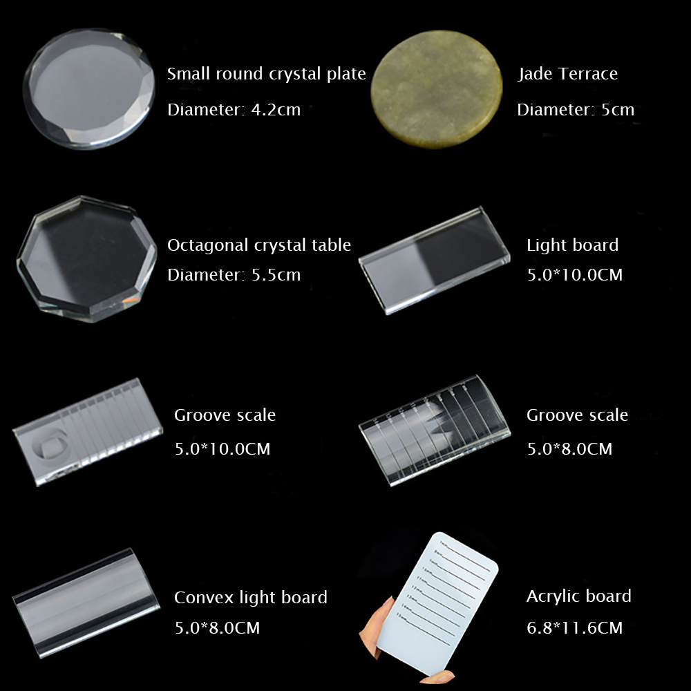 Eyelash Extension Pallet Cryst - Eyelash Extension With Glue 评论和价格