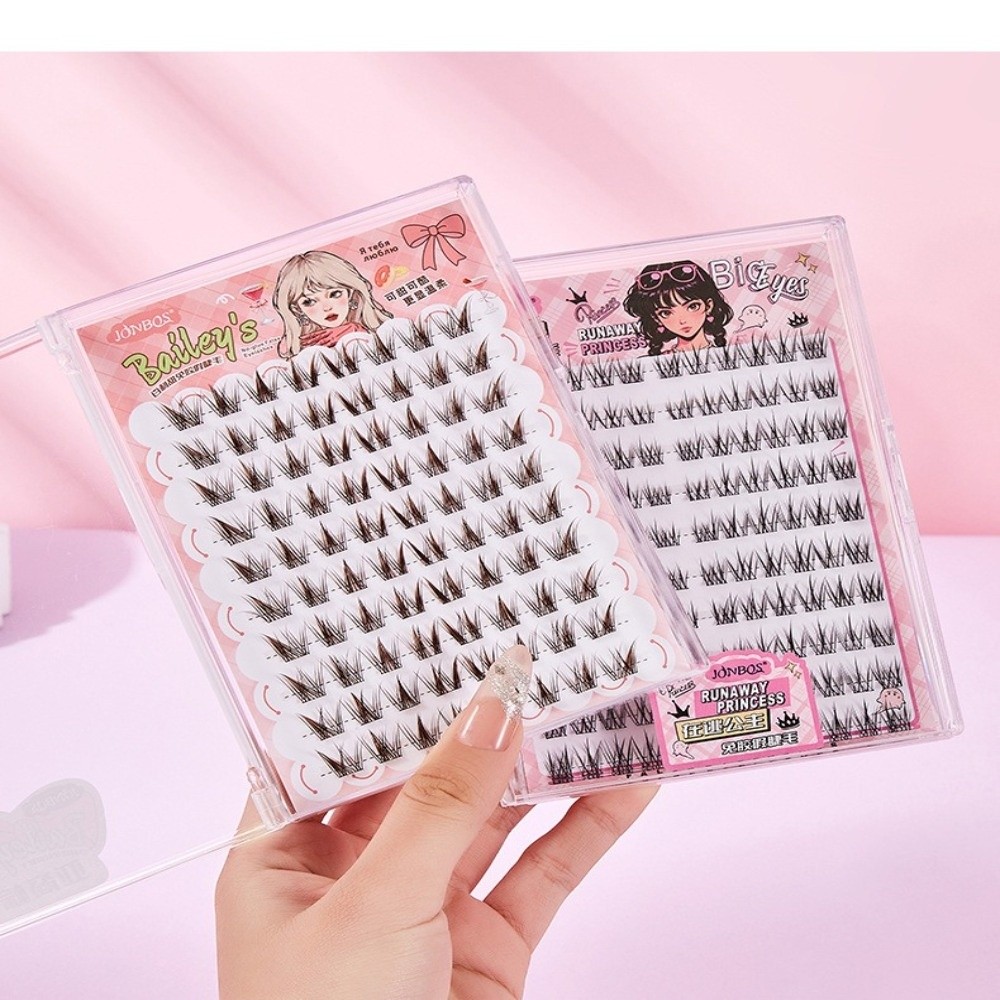 80 Clusters 11-12MM Self Adhes - Eyelash Extension No 11 评论和价格