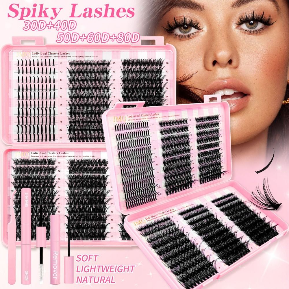 9-16mm Length False Eyelashes  - Eyelash Extension Wispy Look 评论和价格