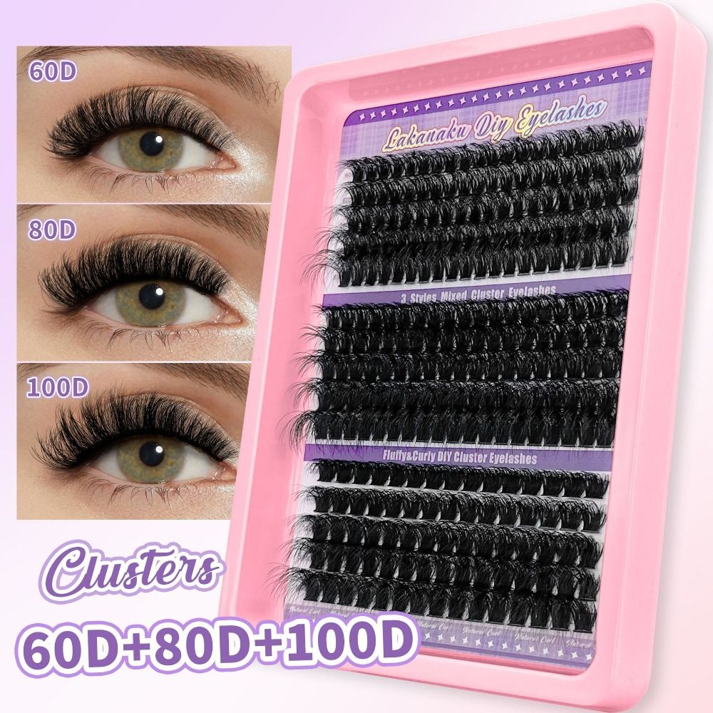 9-16mm Length False Eyelashes  - Eyelash Extension Wispy Look 评论和价格