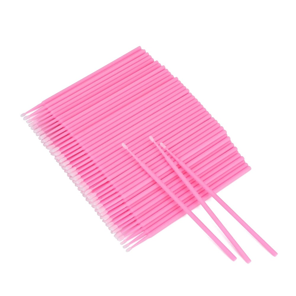 500PCS Disposable Micro Cotton - Eyelash Extension With Glue 评论和价格