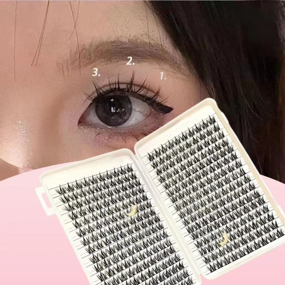 Natural Look False Eyelashes W - Eyelash Extension Wispy Look 评论和价格