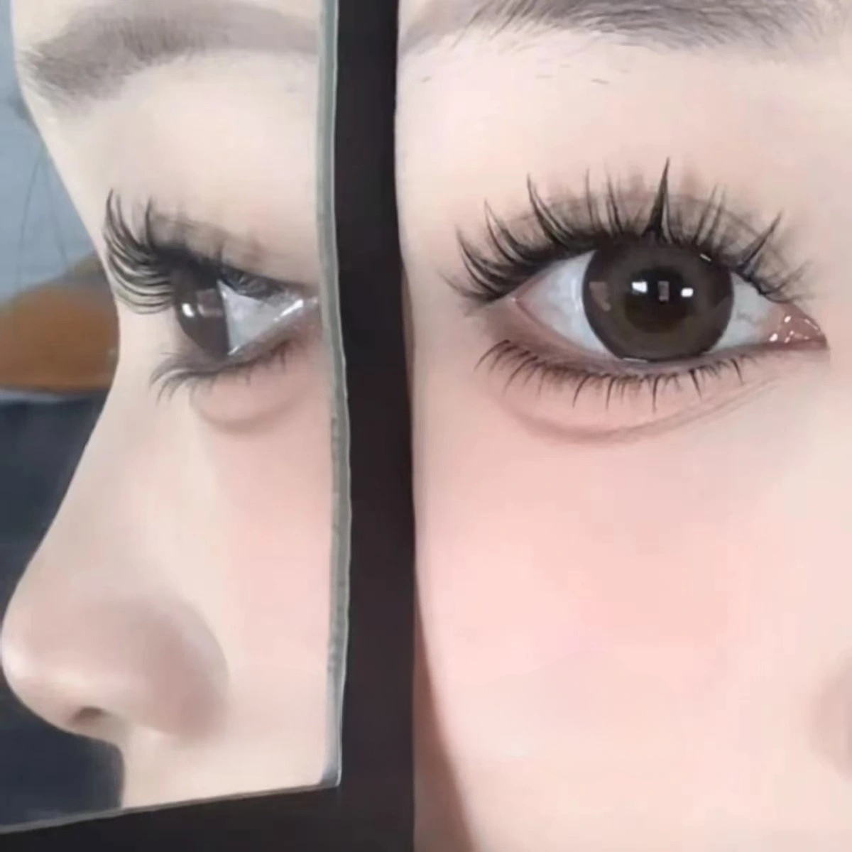 100PCS Natural Self Adhesive E - Eyelash Extension No 11 评论和价格